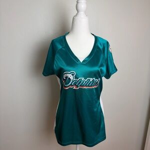 Miami Dolphins Teal Women's Jersey Top